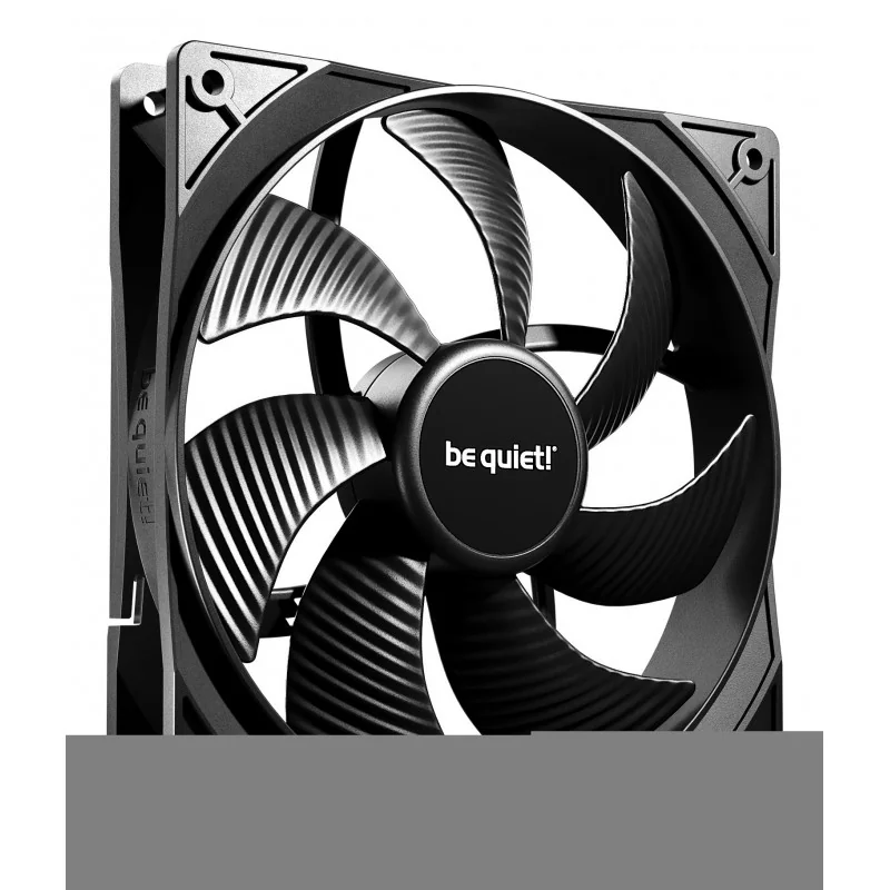 Be Quiet! Pure Wings 3 140 mm | Ventilateur PC silencieux | Pack de 3, Ventilateur, 14 cm, 1200 trmin, 97,5 m³h, Noir