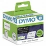 Dymo LW grandes étiquettes autocollantes authentiques pour expéditions et badges nominatifs | 54 mm x 101 mm | rouleau de 220 étiquettes faciles à décoller | pour les étiqueteuses LabelWriter, Blanc, Imprimante d'étiquette adhésive, Papier