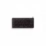 Cherry G84-4100, Mini, Avec fil, USB, QWERTY, Noir