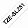 Brother TZESL251, Noir sur blanc, Chine, 5 année, Brother, PTE500, PTE550W, PTE800W, PTP750WVP, PTP900, PTP900W, PTP950NW P-touch EDGE, 2,4 cm