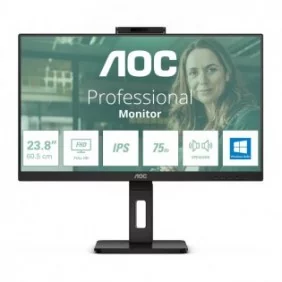 AOC 24P3CW, 60,5 cm 23.8", 1920 x 1080 pixels, Full HD, LED, 4 ms, Noir