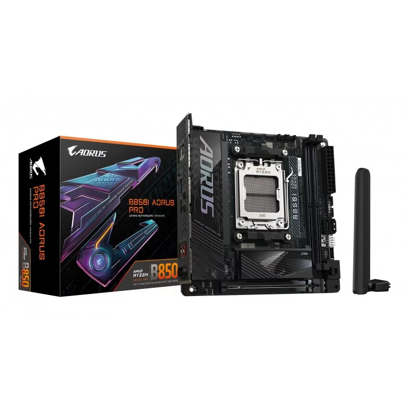 Gigabyte B850I AORUS PRO Carte Mère - Processeurs AMD Ryzen Série 9000