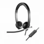 Logitech H650E, Avec fil, BureauCentre d'appels, 50 - 10000 Hz, 120 g, Casque, Noir, Argent