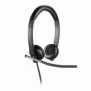 Logitech H650E, Avec fil, BureauCentre d'appels, 50 - 10000 Hz, 120 g, Casque, Noir, Argent