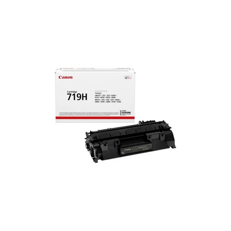 Canon 719H, 6400 pages, Noir, 1 pièce