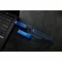 Kingston IronKey Keypad 200 de 128 Go, FIPS 140-3 niveau 3 en attente, chiffrement AES-256, 128 Go, USB Type-A, 3.2 Gen 1 3.1 Gen 1, 145 Mos, Gaine, Bleu