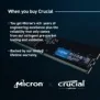 Crucial CT32G56C46U5, 32 Go, 1 x 32 Go, DDR5, 5600 MHz, 288-pin DIMM