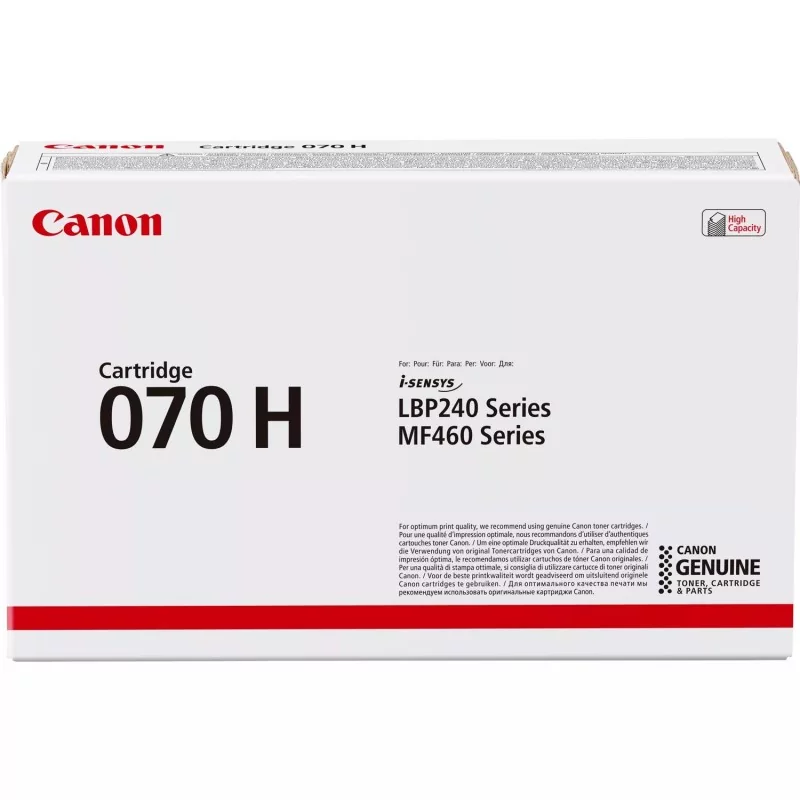 Canon 070H, 10200 pages, Noir, 1 pièce