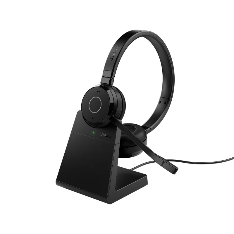 Jabra Evolve 65 TE, Avec fil &sans fil, 150 - 6800 Hz, BureauCentre d'appels, 106,3 g, Casque, Noir