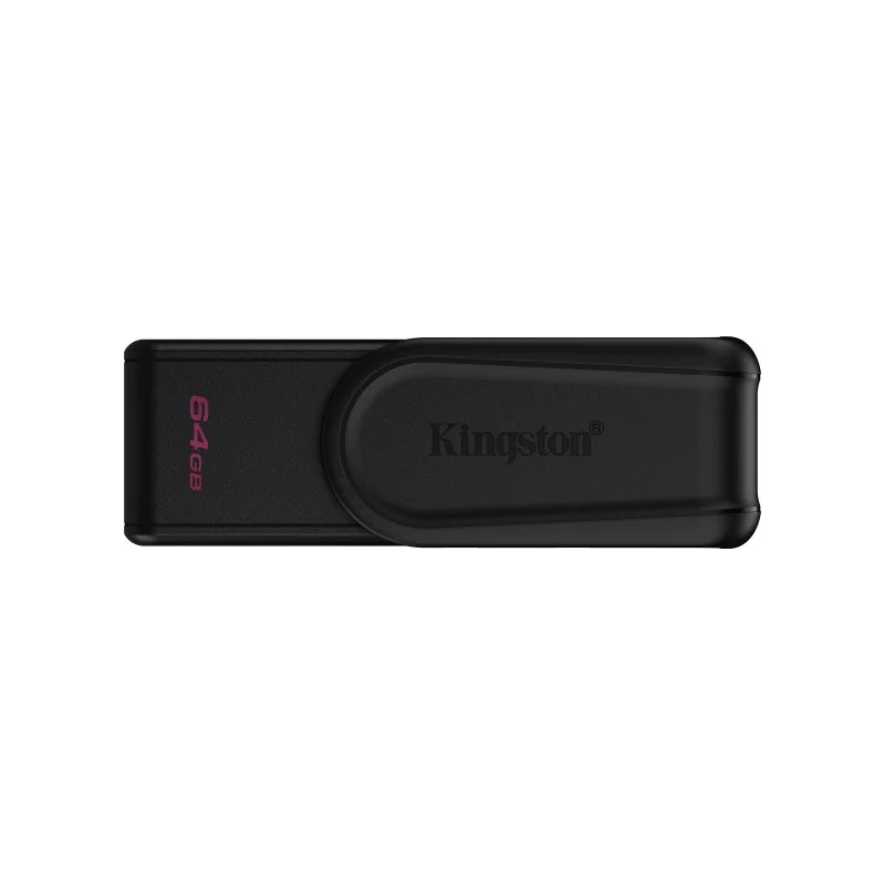 Kingston DataTraveler 64GB Portable USB 3.2 Gen 1 Exodia S NoirNoir, 64 Go, USB Type-A, 3.2 Gen 1 3.1 Gen 1, Pivotant, 8,32 g, Noir