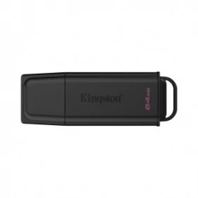 Kingston DataTraveler 64Go Stockage portable USB 3.2 Gen 1 Exodia Noir, 64 Go, USB Type-A, 3.2 Gen 1 3.1 Gen 1, Casquette, 8,96 g, Noir