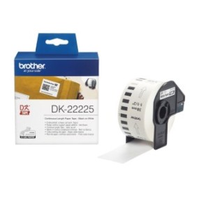 Brother DK-22225, Noir sur blanc, DK, Blanc, Thermique directe, Chine, 5 année