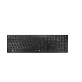 Cherry KW 9100 SLIM, Sans fil, RF sans fil + Bluetooth, AZERTY, Noir