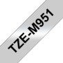 Brother TZE-M951, Noir sur argent, Chine, 5 année, Brother, 8 m, 28 mm