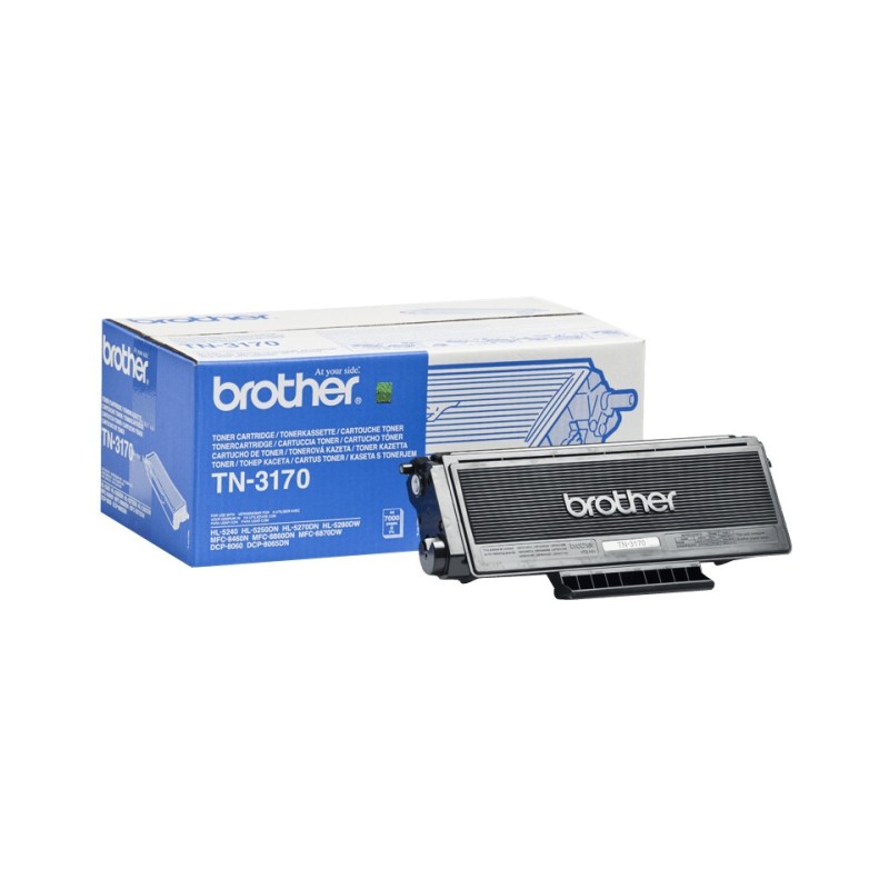 Brother TN-3170 - Cartouche de toner originale à haut rendement – Noir, 7000 pages, Noir, 1 pièce