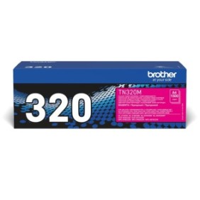Brother TN-320M - Cartouche de toner originale – Magenta, 1500 pages, Magenta, 1 pièce
