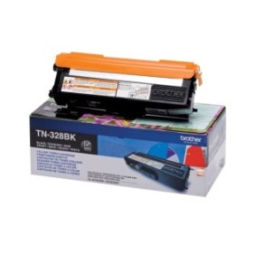 Brother TN-328BK - Cartouche de toner originale – Noir, 6000 pages, Noir, 1 pièce