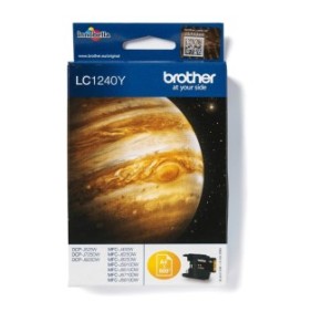 Brother LC1240Y - Cartouche d'encre originale – Jaune, Jaune, Encre à pigments, 1 pièce