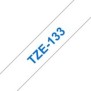 Brother TZE-133, Bleu sur transparent, TZe, Gris, Transfert thermique, Chine, 5 année