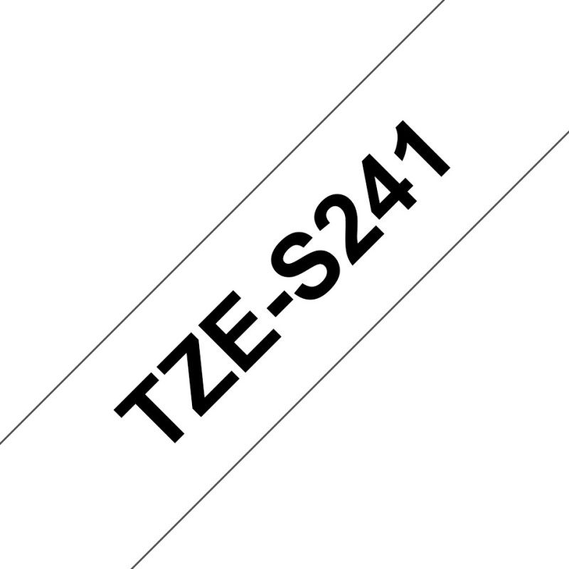 Brother TZE-S241, Noir sur blanc, TZ, Gris, Transfert thermique, Philippines, 5 année