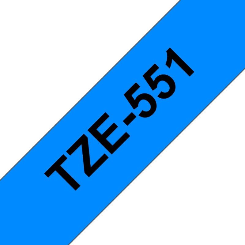 Brother TZE-551, TZ, Noir, Philippines, 5 année, 2,4 cm, 8 m