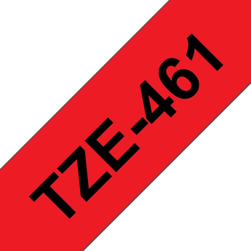 Brother TZE-461, Noir sur rouge, TZe, Transfert thermique, Chine, 5 année, Brother