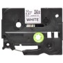 Brother TZE-N231, Noir sur blanc, TZ, Noir, Transfert thermique, Brother, PT-200, PT-210E, PT-220, PT-300, PT-310, PT-340, PT-340C, PT-350, PT-540, PT-540C, PT-550