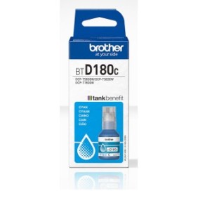 Brother BTD180C Bouteille d'encre cyan originale, Original, Cyan, Brother, DCP-T580DW, DCP-T583DW, DCP-T780DW, 5000 pages, 1 pièce