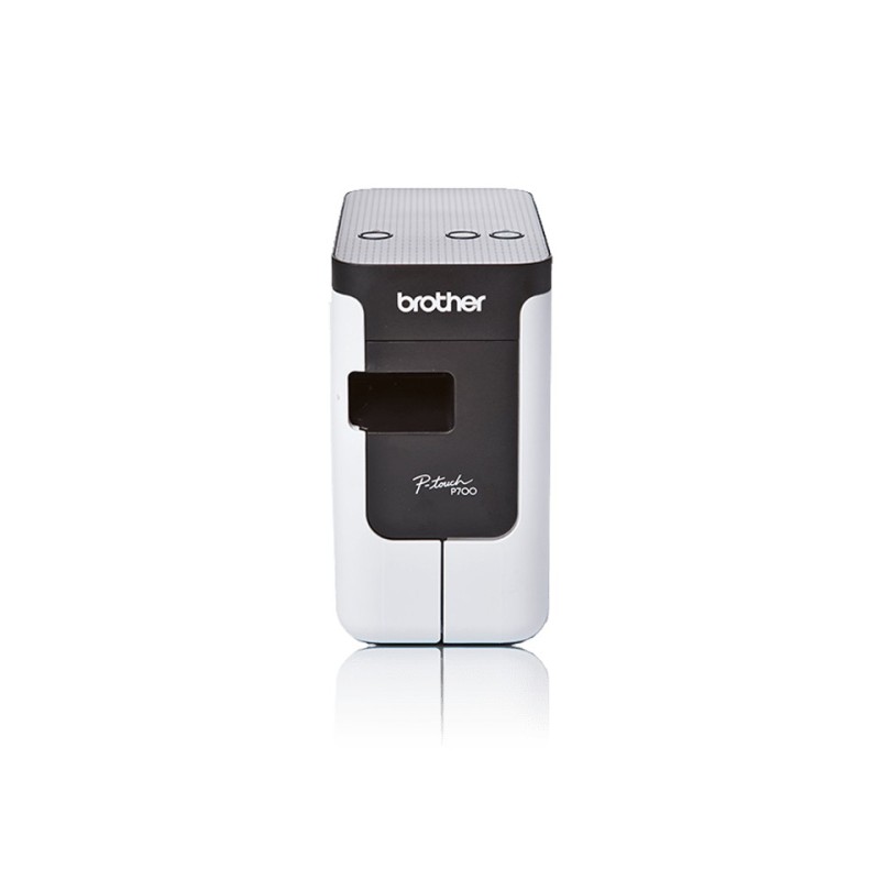 Brother PT-P700, TZe, 180 x 180 DPI, 30 mmsec, Avec fil, Noir, Blanc
