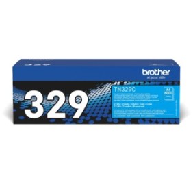 Brother TN-329C - Cartouche de toner originale – Cyan, 6000 pages, Cyan, 1 pièce