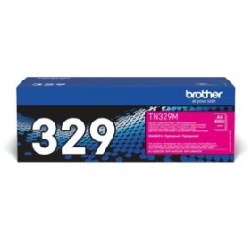 Brother TN-329M - Cartouche de toner originale – Magenta, 6000 pages, Magenta, 1 pièce