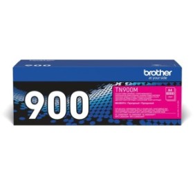 Brother TN-900M - Cartouche de toner originale – Magenta, 6000 pages, Magenta, 1 pièce