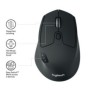 Logitech M720, Droitier, Optique, RF sans fil + Bluetooth, 1000 DPI, Noir