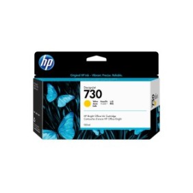 HP Cartouche d’encre 730 DesignJet jaune, 130 ml, Imprimante HP DesignJet série T1700, A jet d'encre thermique, Jaune, Professionnel, Singapour, 202 mm