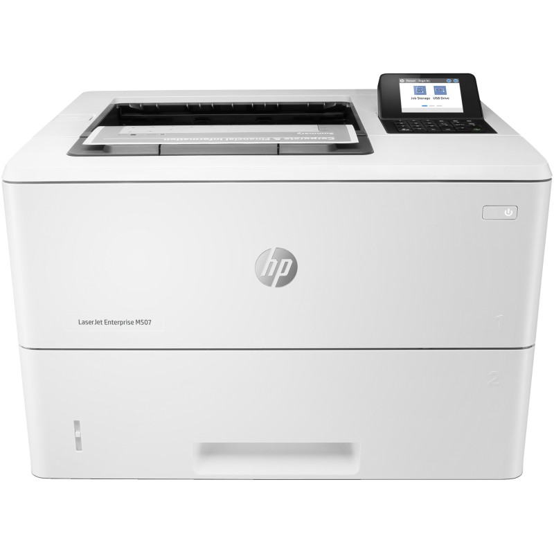 HP LaserJet Enterprise M507dn, Laser, 1200 x 1200 DPI, A4, 43 ppm, Impression recto-verso, Réseau prêt à l'usage