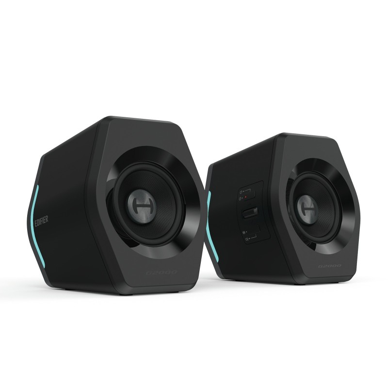 Edifier G2000, 32 W, PCordinateur portable, Noir, 32 W, 98 - 20000 Hz, 6,98 cm 2.75