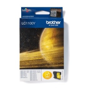 Brother LC1100Y - Cartouche d'encre originale – Jaune, Jaune, Encre à pigments, 1 pièce, 325 pages, Paquet unique