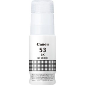 Canon Bouteille d'encre noire GI-53BK, Original, Noir, PIXMA G650 PIXMA G550, 60 ml, Jet d'encre, Japon