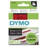 Dymo D1 étiquettes autocollantes authentiques de hautes performances en polyester | 19mm x 7m | impression en noir sur fond rouge | pour étiqueteuses LabelManager, Noir sur rouge, Polyester, Belgique, -18 - 90 C, DYMO, LabelManager, LabelWriter 450 DUO