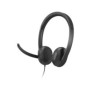 Lenovo VoIP Headset 5000, Avec fil, BureauCentre d'appels, 20 - 20000 Hz, 144 g, Casque, Noir