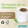 Dymo LabelWriter Étiquettes authentiques d'adresse autocollantes | 28mm x 89mm | noir sur blanc | rouleau de 130 | pour les étiqueteuses LabelWriter, Blanc, Imprimante d'étiquette adhésive, Papier, Permanent, Rectangle, LabelWriter