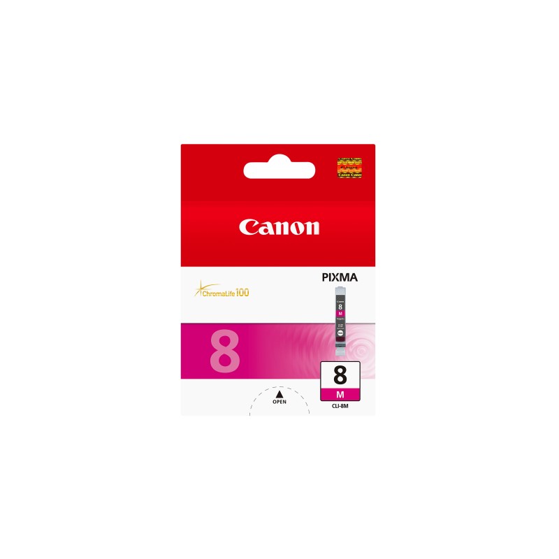 Canon Cartouche d'encre magenta CLI-8M, Encre à pigments, 1 pièce