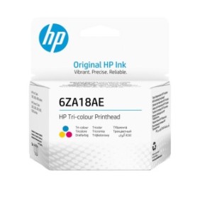 HP Tête d’impression 3 couleurs 6ZA18AE GT, Les têtes d'impression HP GT fonctionnent avec : HP Smart Tank 455, 457, 5002, 5100, 555, 559,..., A jet d'encre thermique, Cyan, Magenta, Jaune, Malaisie, 113 mm, 37 mm