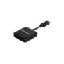 Transcend RDC3, MicroSDHC, MicroSDXC, SDHC, SDXC, Noir, CEFCCBSMIKCRCMEAC, USB 3.2 Gen 1 3.1 Gen 1 Type-C, 115 mm, 30 mm
