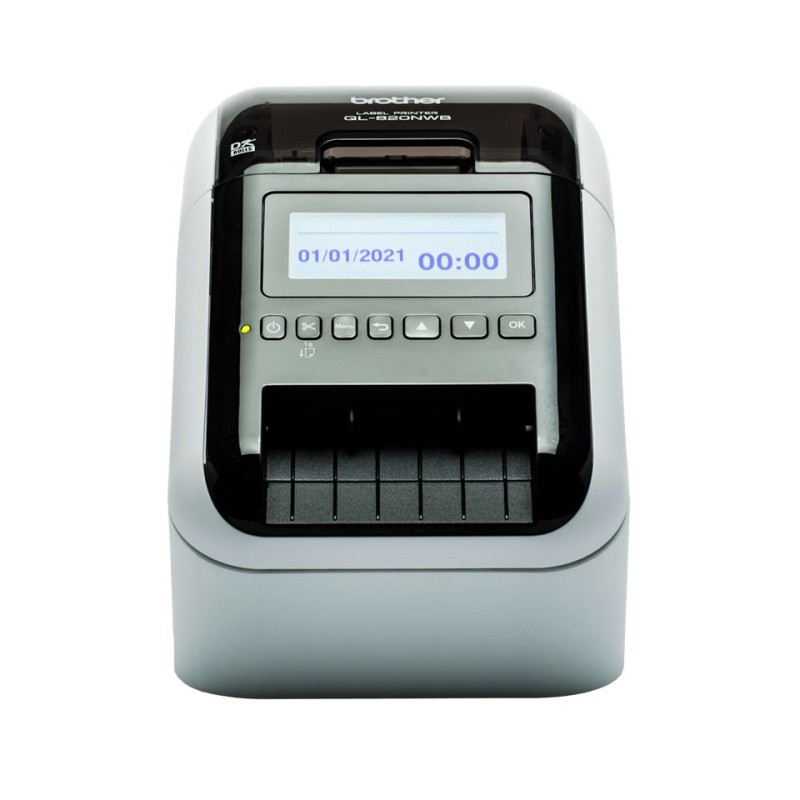 Brother QL-820NWBc - Imprimante d'étiquettes connectable, DK, Thermique directe, 300 x 600 DPI, 176 mmsec, Couleur, Avec fil &sans fil