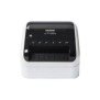 Brother QL-1110NWBc - Imprimante d'étiquettes de code-barres et d'expédition sans fil, DK, Thermique directe, 300 x 300 DPI, 110 mmsec, Avec fil &sans fil, Noir, Blanc