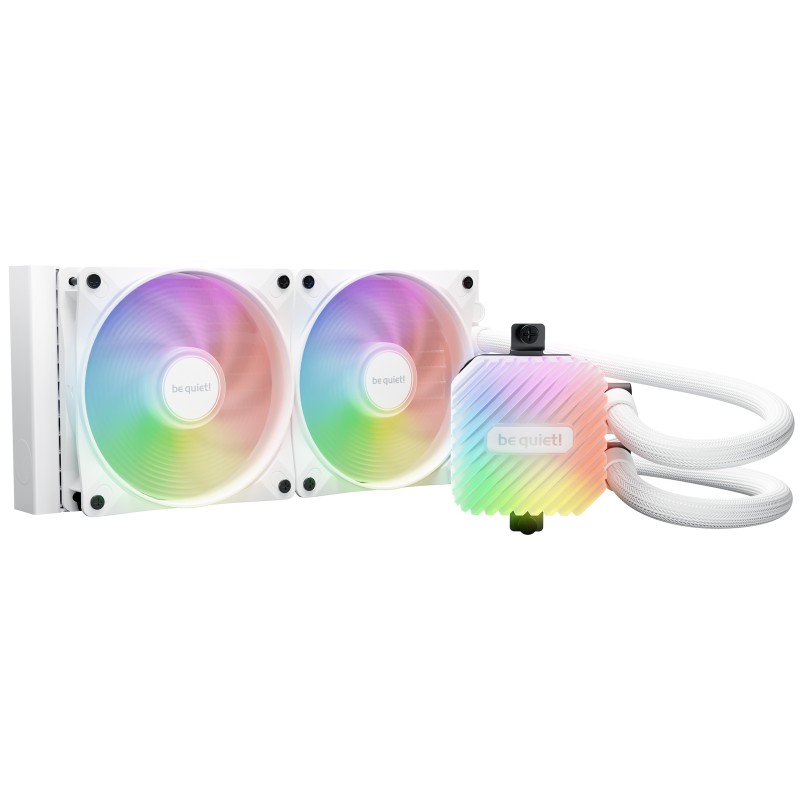 Be Quiet! Light Loop 240 mm White | Système de refroidissement liquide tout-en-un, 240 mm, blanc, socket Intel et AMD, ARGB, Refroidisseur de liquide tout-en-un, 12 cm, 105,1 m³h, Blanc