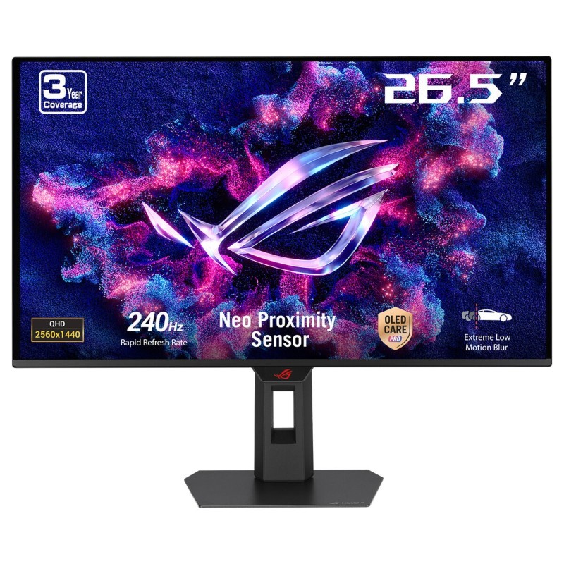 ASUS ROG Strix OLED XG27AQDMES, 67,3 cm 26.5", 2560 x 1440 pixels, Quad HD, QD-OLED, 0,3 ms, Noir