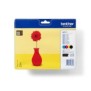 Brother LC121VALBP - Pack de cartouches d'encre originales, Noir, Cyan, Magenta, Jaune, 4 pièce, 300 pages, 300 pages, Multi pack