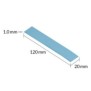 Arctic ACTPD00056A, Pad thermique, Bleu, 120 mm, 20 mm, 1 mm, 4 pièce